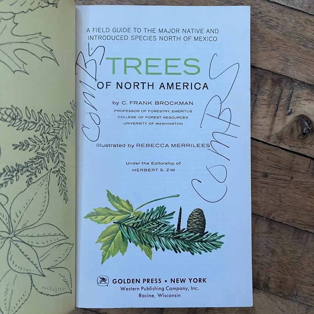 A Guide To Identification North America Seashells & Trees Set of 2 Hardcover